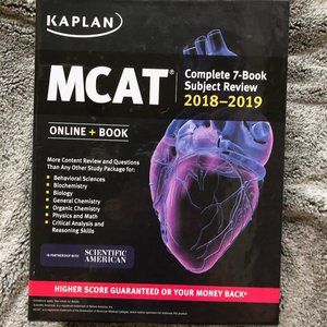 Kaplan MCAT 2018-2019 Full Book Set (with cards!)